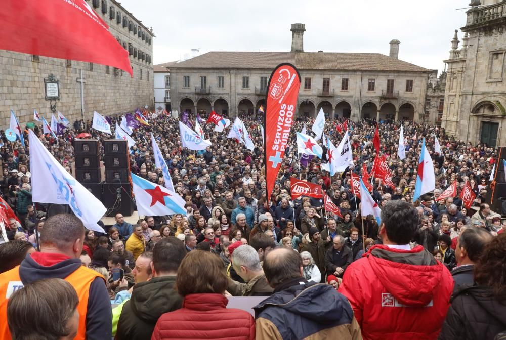 Clamor en Santiago contra los recortes en la sanidad pública gallega