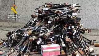 Destruyen un millar armas intervenidas en Cáceres