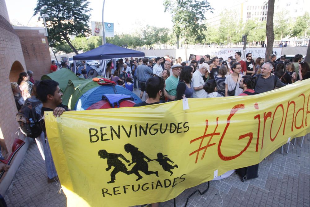 Acampada pel desallotjament d''Idomeni