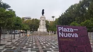 La Plaza Nueva, de obras hasta 2027: un mármol nuevo recuperará su brillo histórico y evitará resbalones