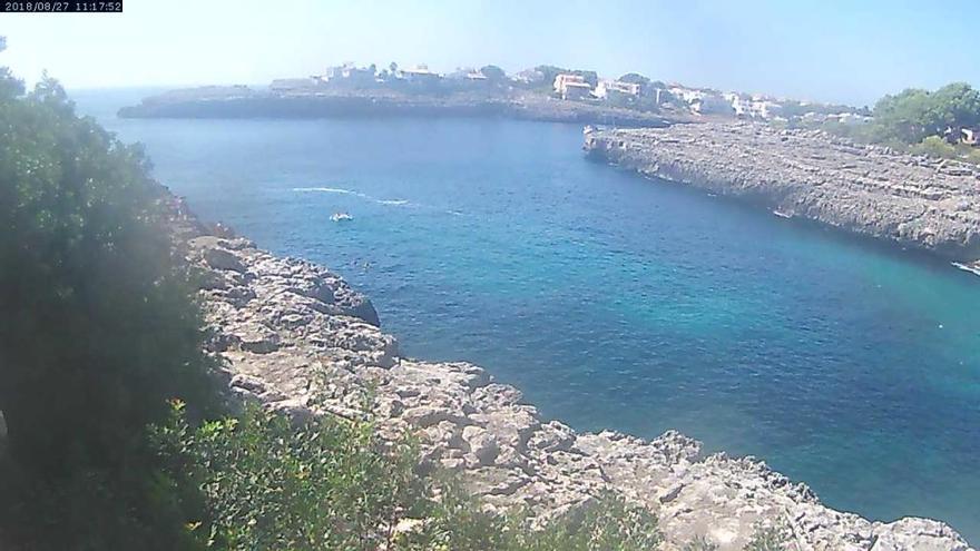 Badewetter in Portocolom am Montagmittag (27.8.).