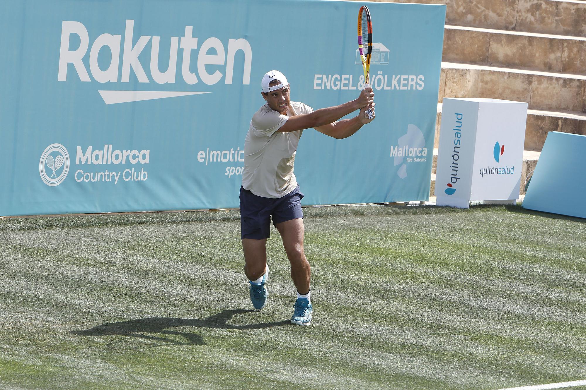 Rafa Nadal viajará el lunes a Wimbledon; así se ha estado preparando