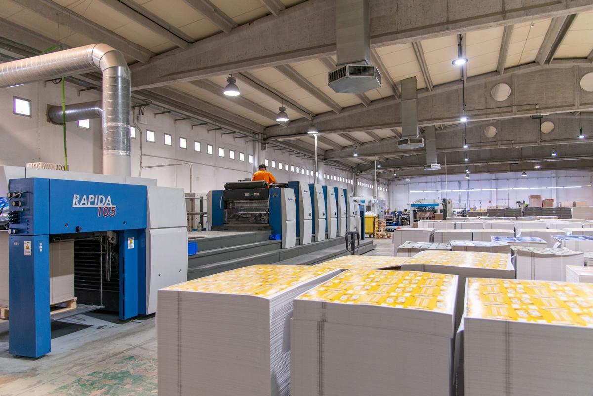 Planta del Grupo La Plana en Igualada.