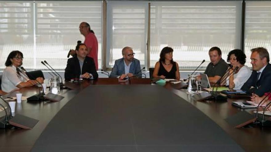 La reunió del comitè i la direcció d&#039;Eulen amb Aena aquest divendres.