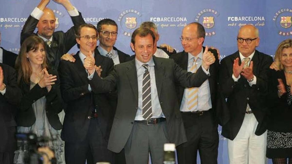 Sandro Rosell, último presidente del FC Barcelona elegido por sufragio universal hasta las elecciones del 18 de julio de 2015