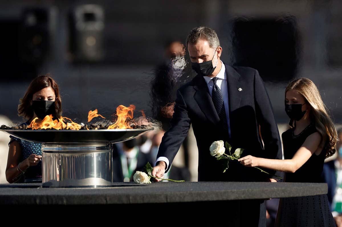 Homenaje de Estado a las víctimas del covid-19, en imágenes