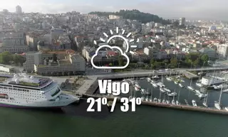 El tiempo en Vigo: previsión meteorológica para hoy, miércoles 6 de agosto