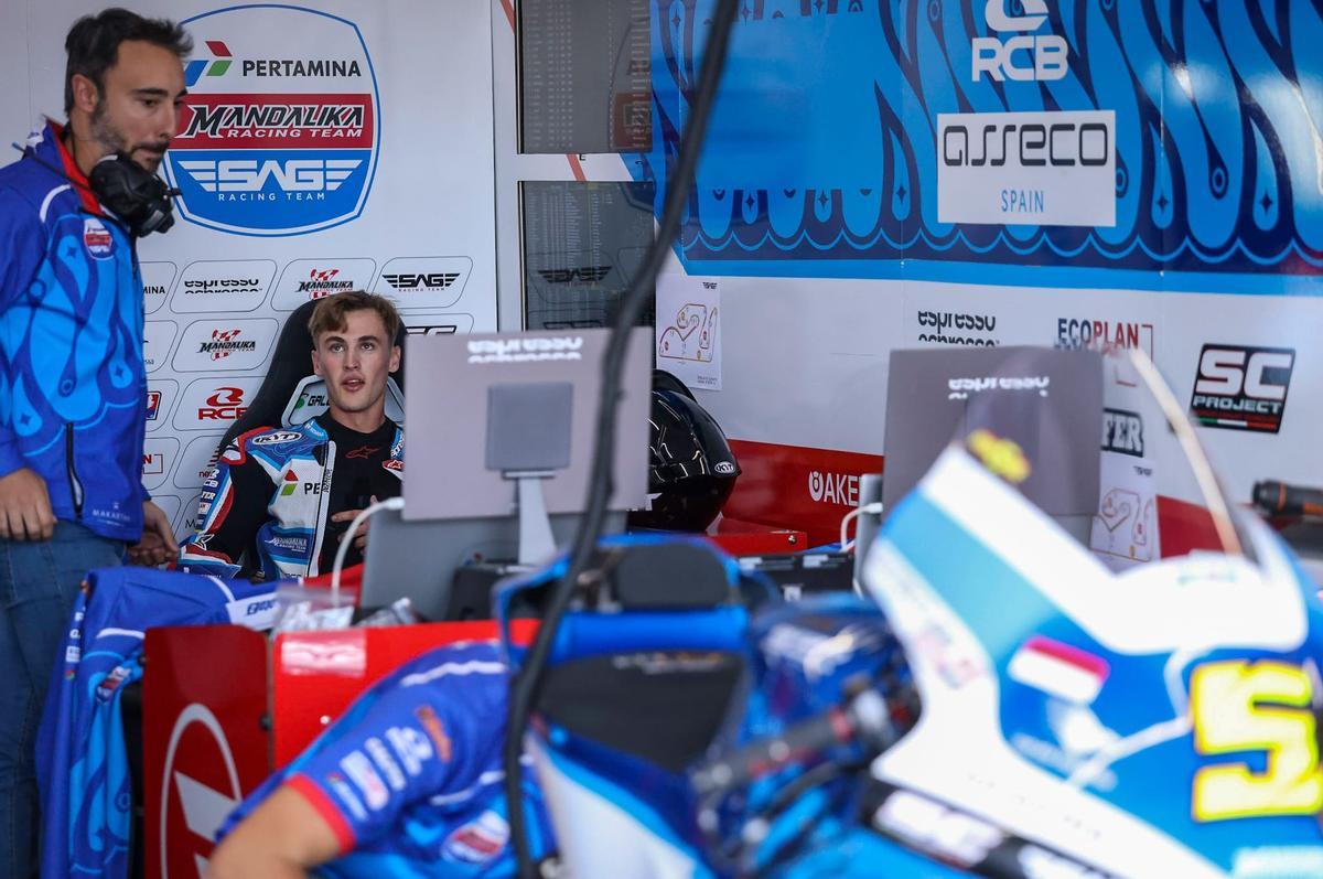 Jaume Masià debuta en Moto2 en Cheste