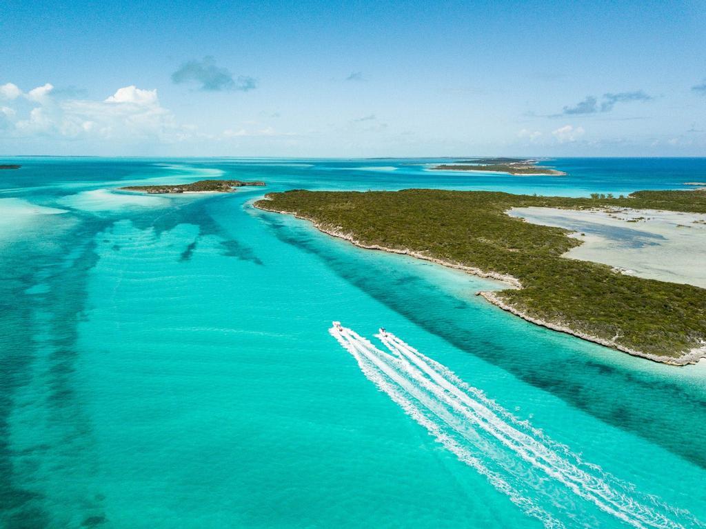 Vista aérea de Exuma