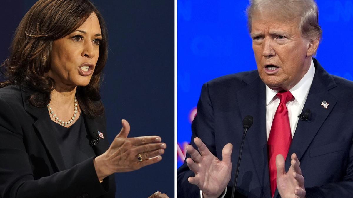 Kamala Harris y Donald Trump.