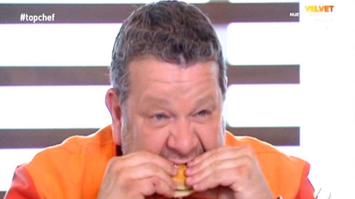 Alberto Chicote hinca el diente en un McDonald’s (‘Top Chef’, A-3 TV).