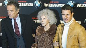 Tom Cruise a la presentació de ’Misión imposible 4: Protocolo fantasma’ a Madrid.