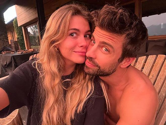 Gerard Piqué y Clara Chía en una foto de Instagram