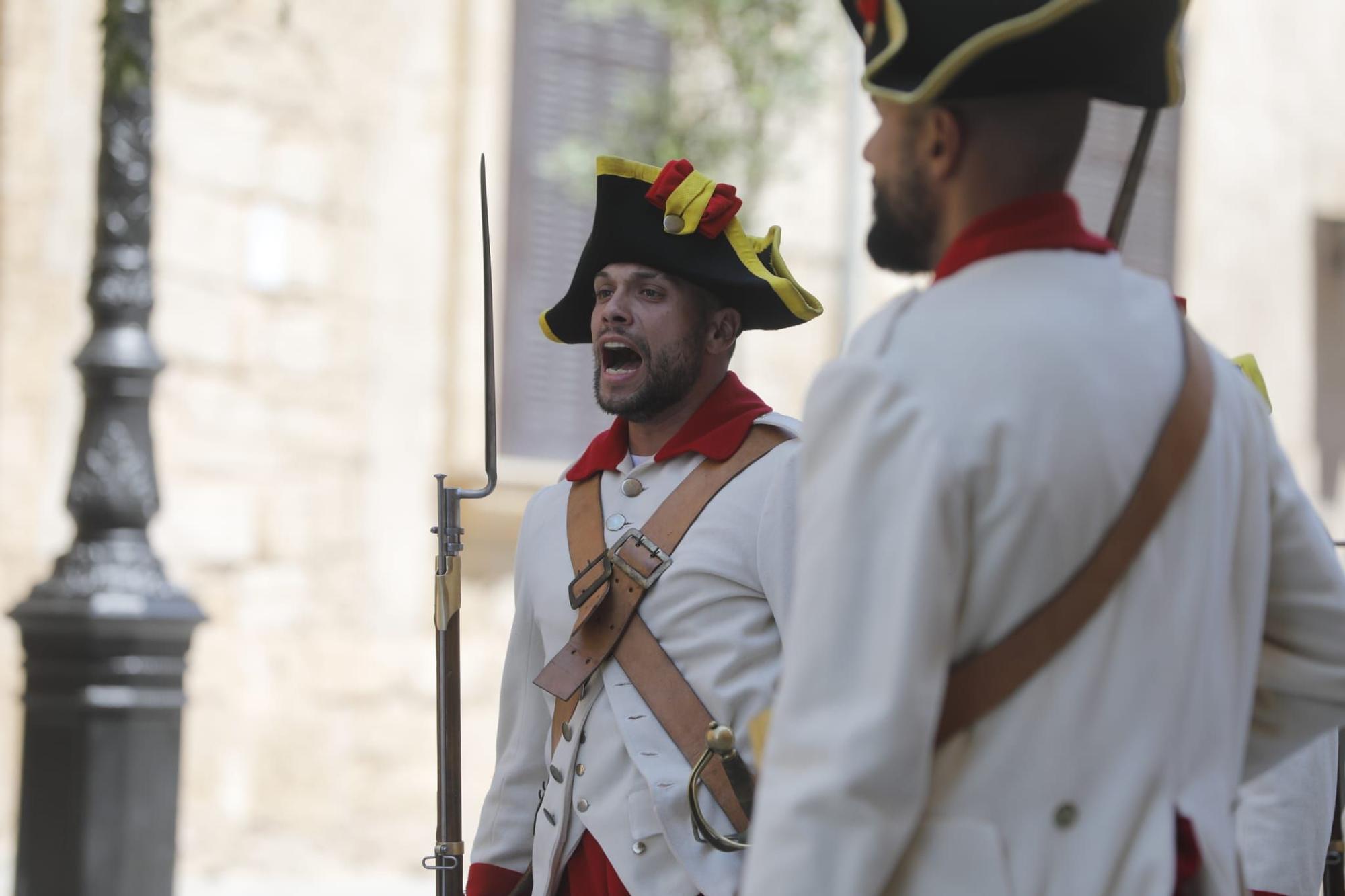 El Ejército celebra el relevo de la Guardia de Honor en Palma