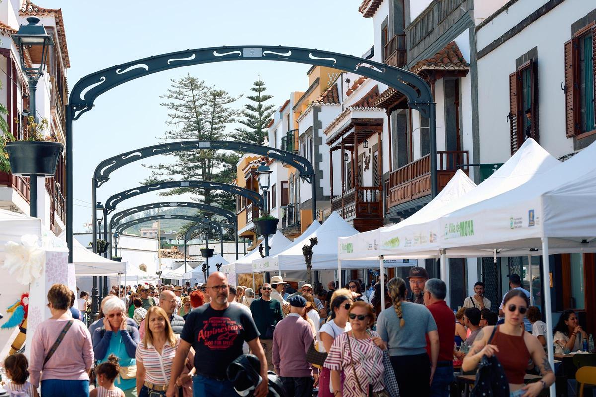 El público pudo recorrer los distintos puestos instalados en la zona comercial