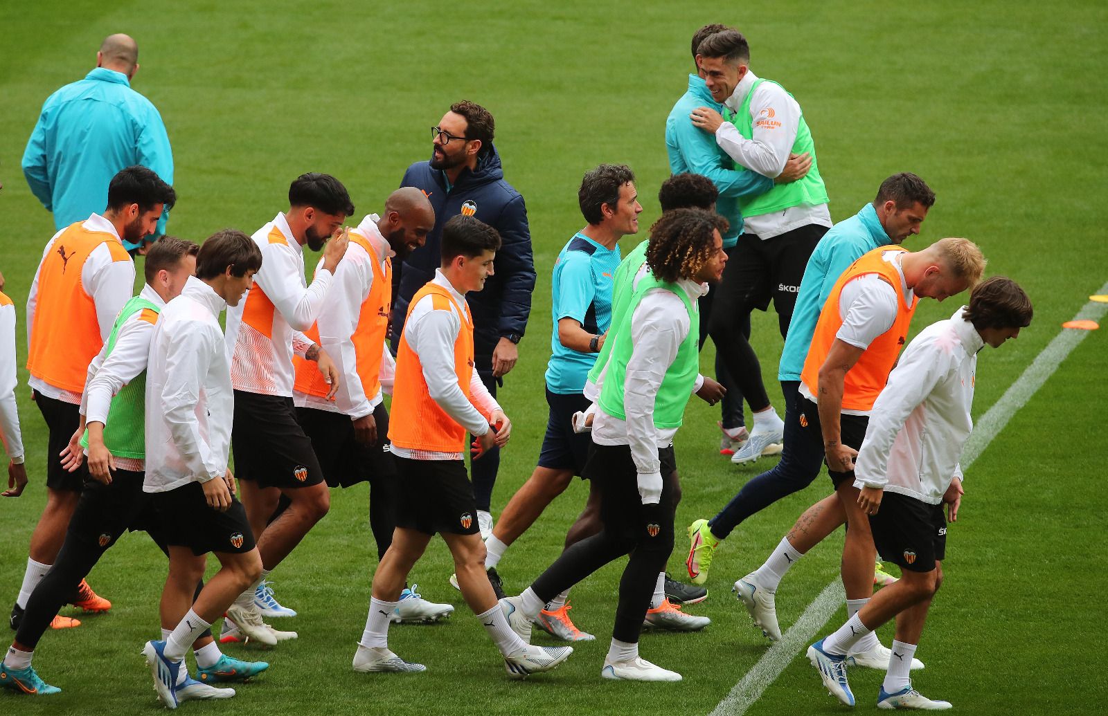 Así ha sido el entrenamiento del Valencia CF en La Cartuja