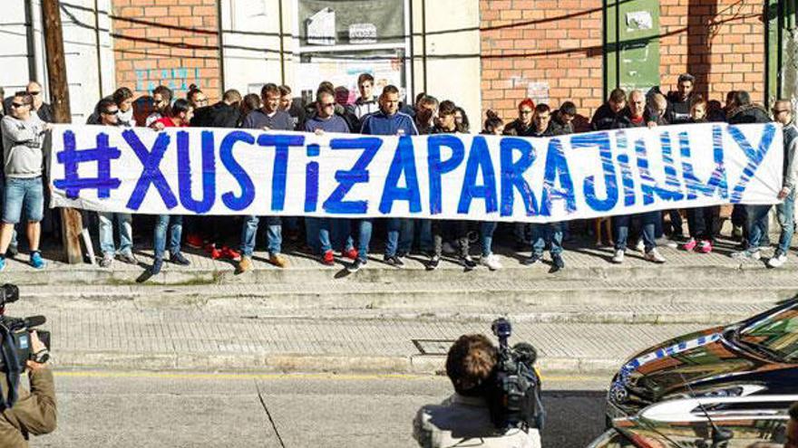 Concentración en A Coruña la semana pasada.