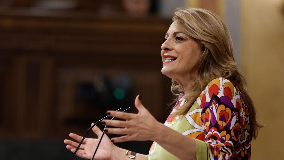 La diputada de Coalición Canaria en el Congreso de los Diputados, Cristina Valido, interviene en sesión plenaria.