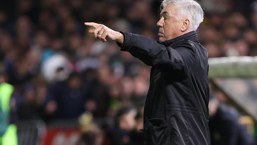 Ancelotti: “Esto no es fútbol, era imposible jugar”.