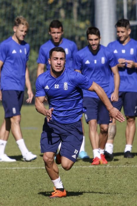 Entrenamiento del Oviedo en el Requexón