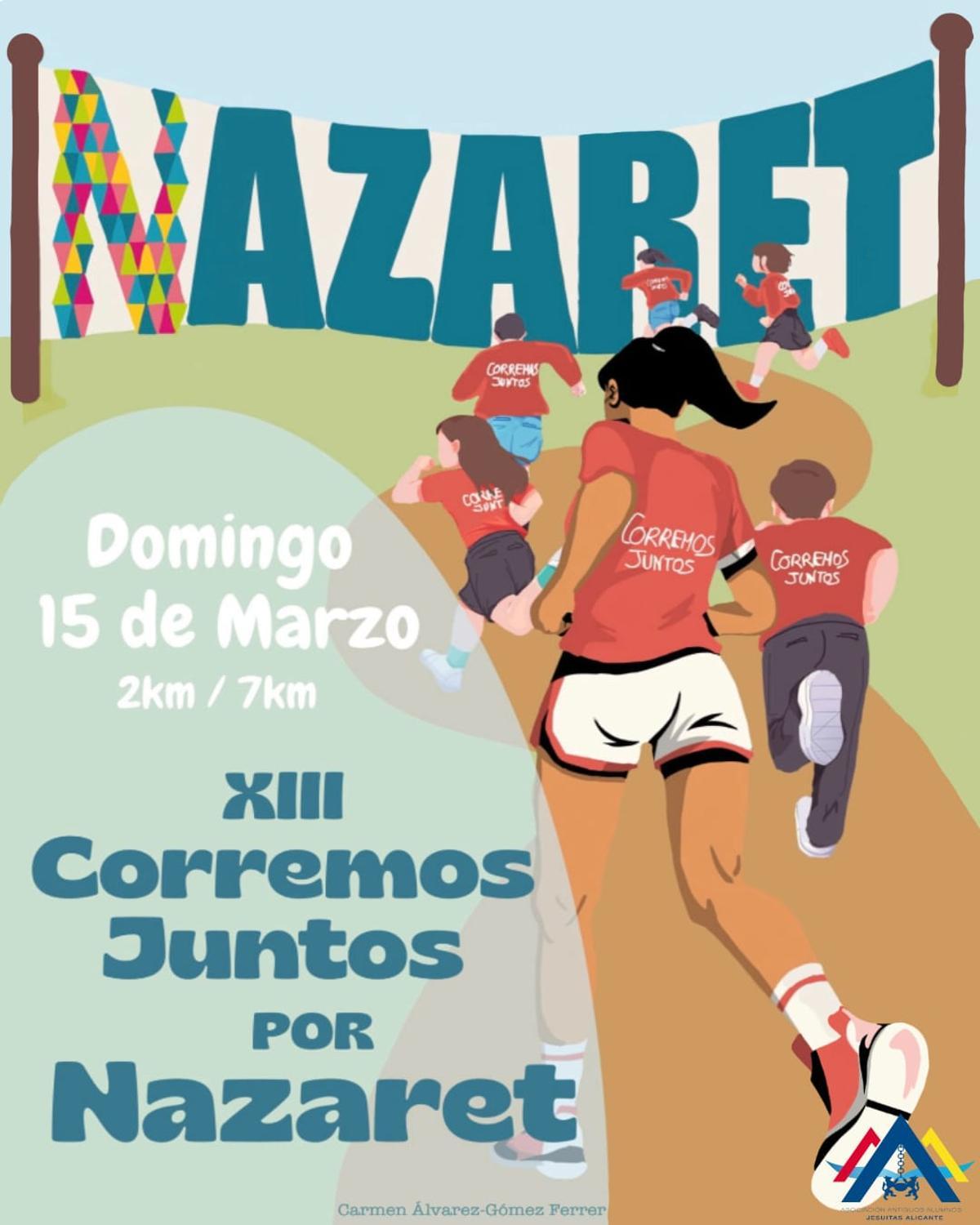 Cartel diseñado por la alumna de segundo de Bachillerato del colegio Carmen Álvarez-Gómez Ferrer