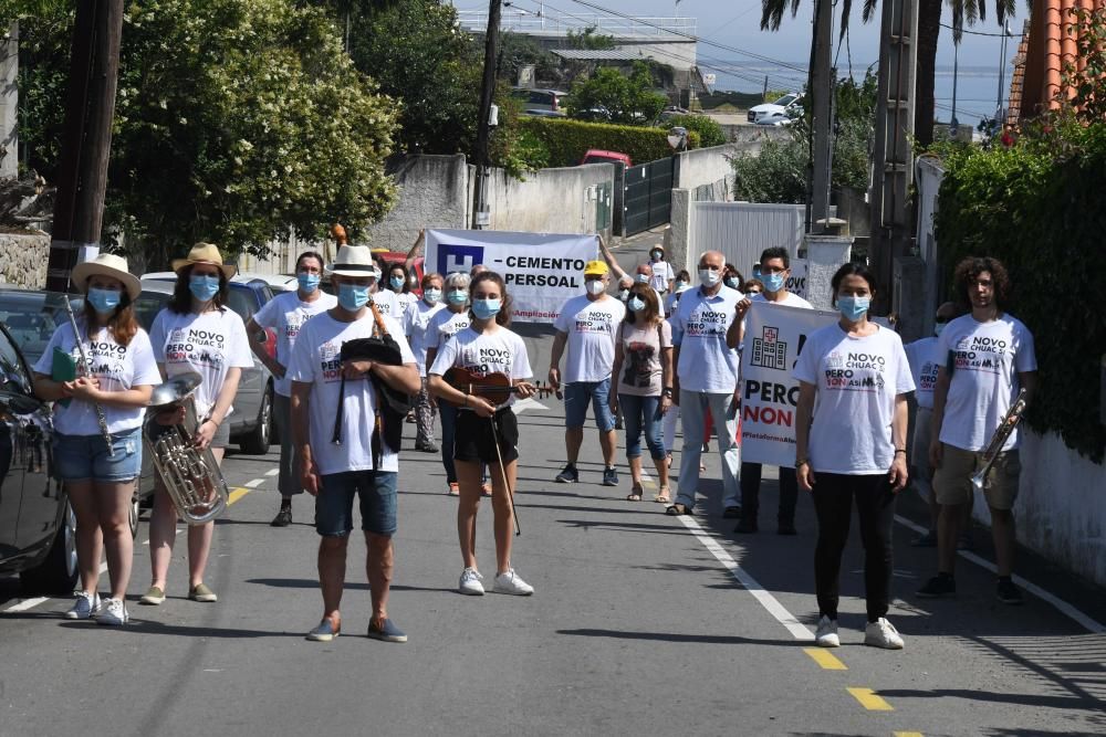 Acto de los afectados por la ampliación del CHUAC