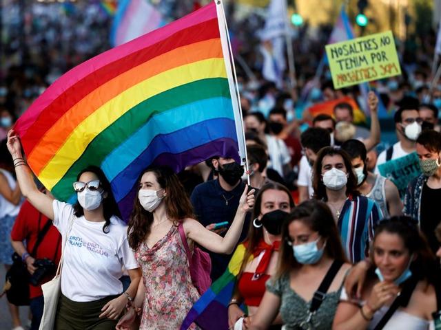 Una imagen de la manifestación del Orgullo LGTBI de 2021, el año posterior a las agresiones.