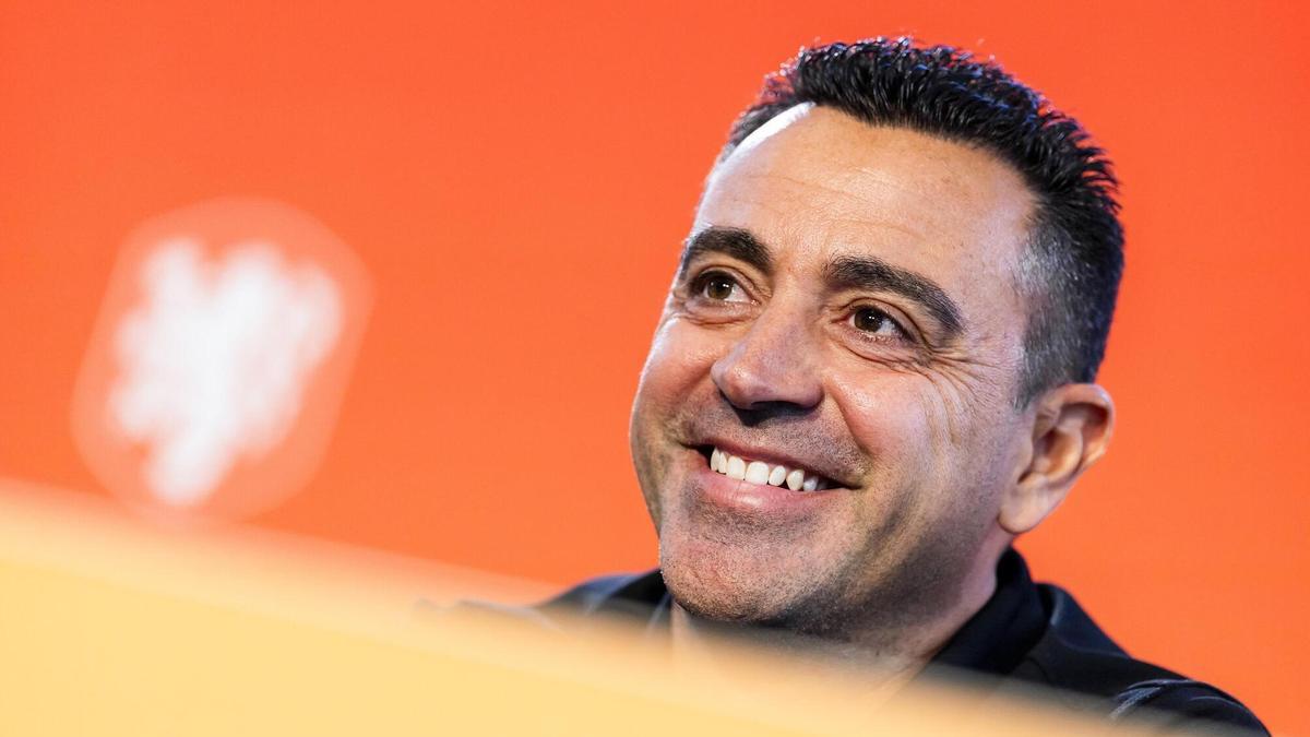 L’acabat de nomenar seleccionador dels Països Baixos, Xavi Hernández.