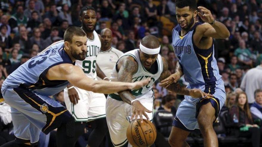 Marc Gasol brilla pero los Grizzlies pierden en Boston