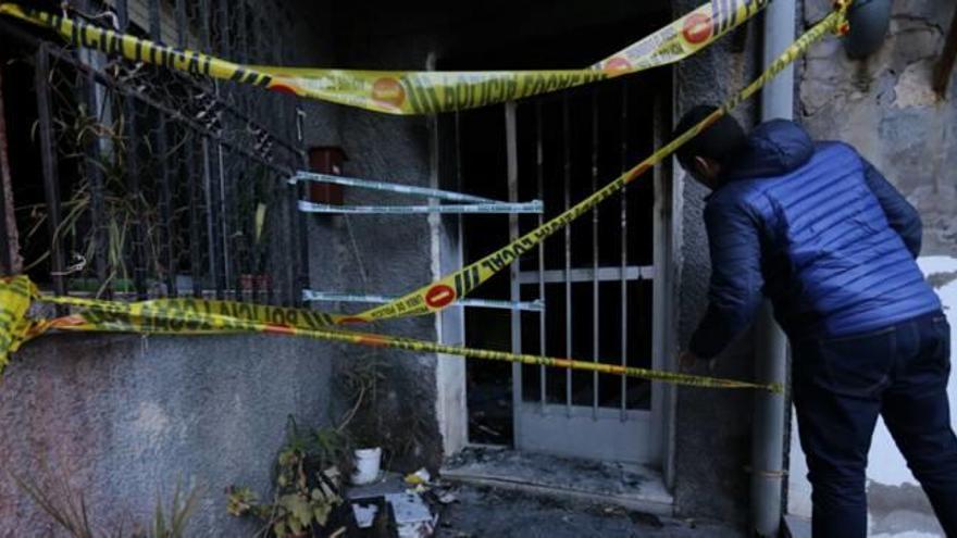 Imagen de la vivienda donde sucedieron los hechos en el barrio de la Cruz de Callosa de Segura.