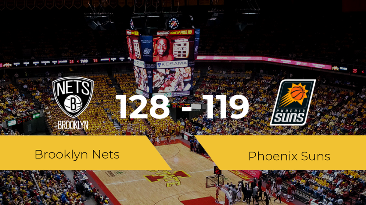 Brooklyn Nets se impone por 128-119 frente a Phoenix Suns