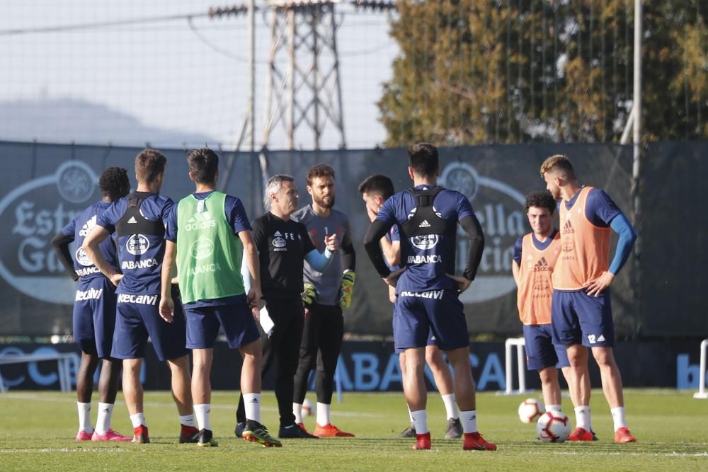 El Celta prepara el partido ante el Villarreal