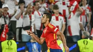 España-Georgia, en directo: El partido se va al descanso con empate a 1 en el marcador
