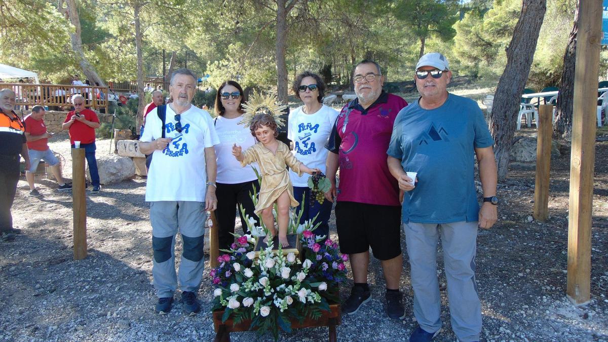 La imagen del Niño de las Uvas ya se encuentra en el convento de Santa Ana del Monte