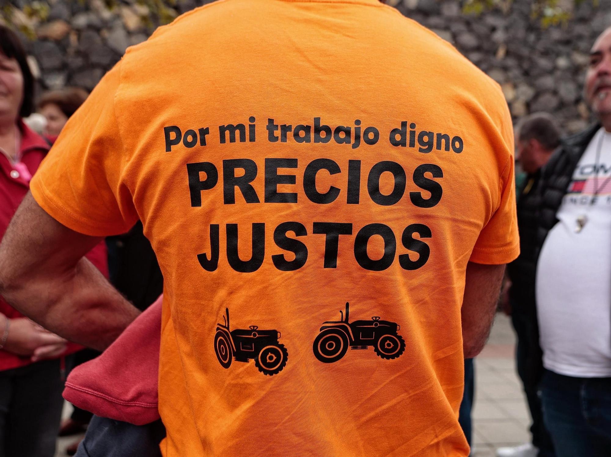 El sector agrario protesta en las calles de Santa Cruz