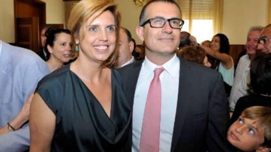 Marta Felip (esquerra) i Pere Casellas (dreta) en una imatge d&#039;arxiu.