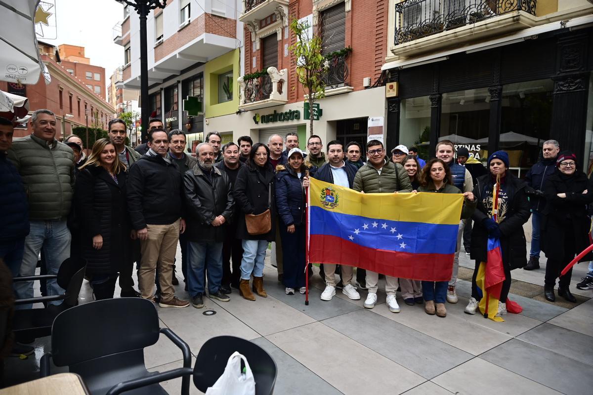 Concentración de venezolanos en Castellón