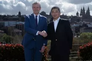 Rueda valora el compromiso del grupo chino con Galicia tras reunirse con su presidente