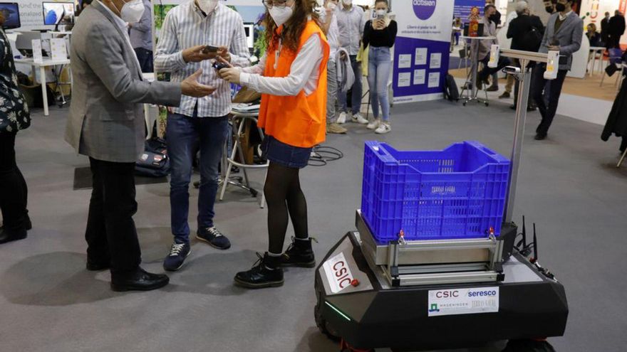 «Robert», el carro robot que ayuda en la vendimia