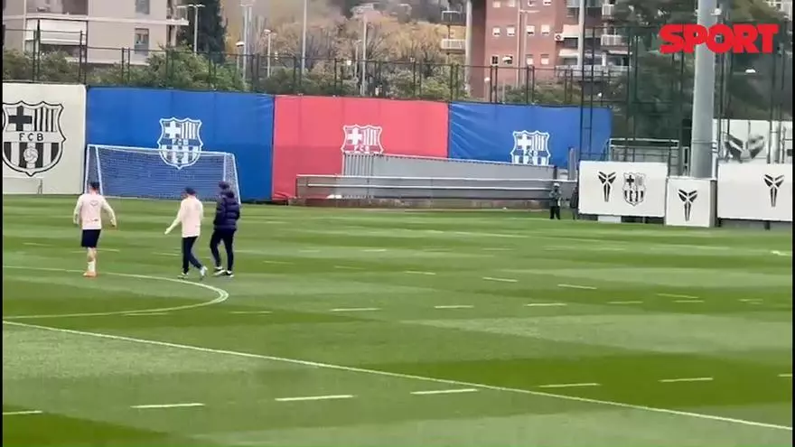 Salta la plantilla al Tito Vilanova de la Ciutat Esportiva para ejercitarse...¡sin Lewandowsky!