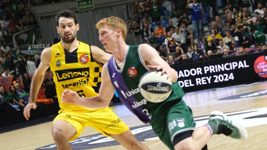 El Unicaja - Lenovo Tenerife de cuartos de final de la Copa, en fotos