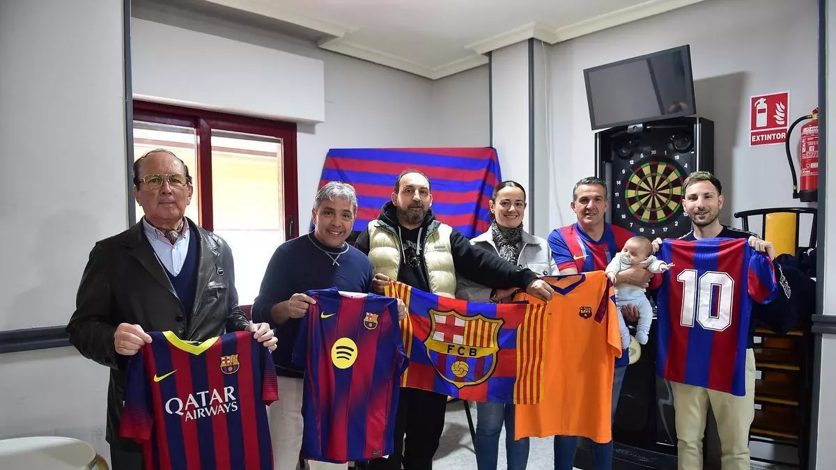 La Peña Barcelonista Placentina resurge con 125 socios en Plasencia, tras varios años inactiva