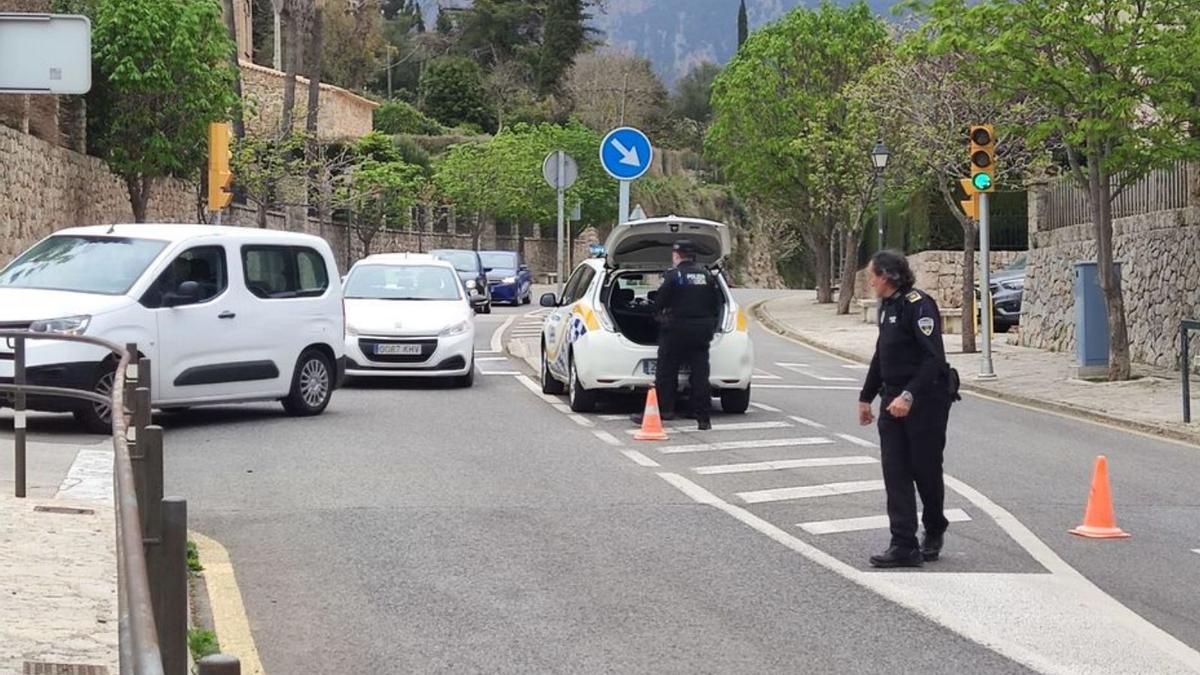 Vigilancia en Valldemossa.