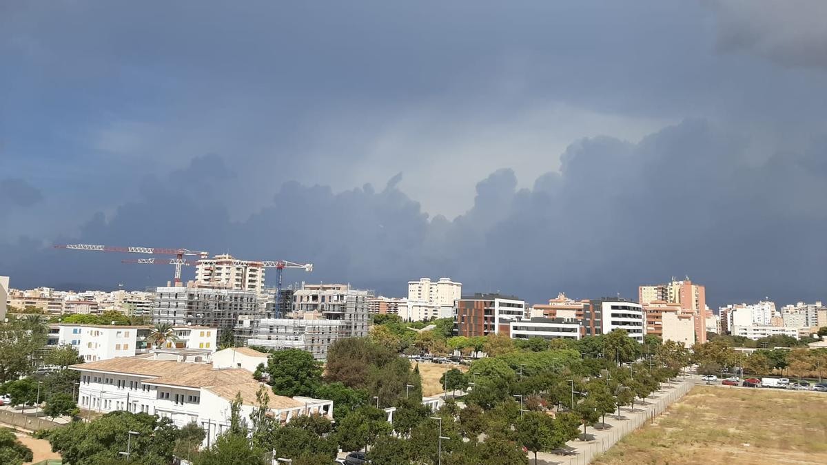 Wolken über Palma am Freitagmittag (16.9.)