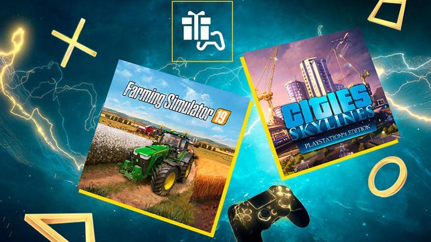 Farming Simulator 19 y Cities: Skylines entre los juegos PlayStation Plus de mayo