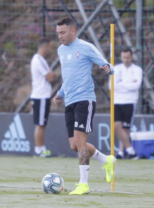 El Celta se ejercita en A Madroa para continuar la pretemporada