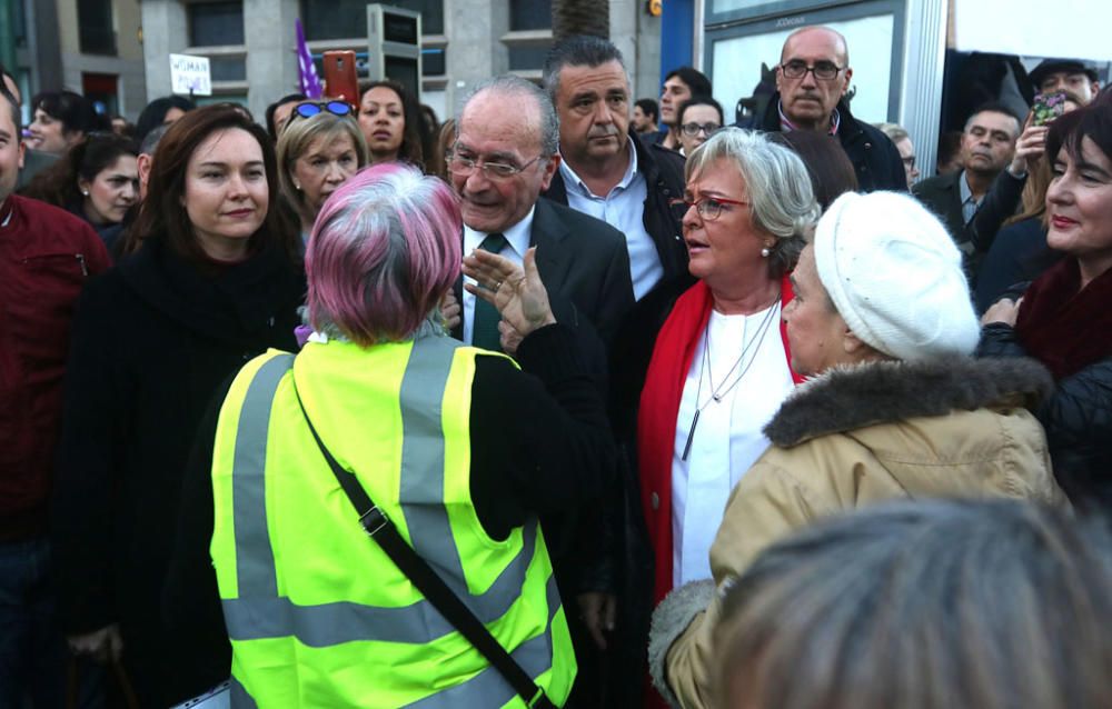 Miles de manifestantes colapsan el centro de Málaga en una marcha que comenzaba con polémica con Francisco de la Torre