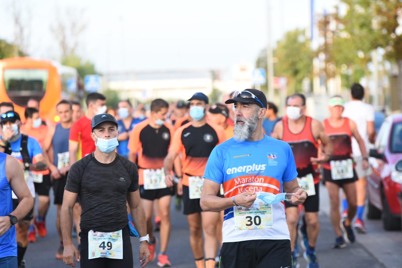 Las imágenes de la Media Maratón a Almodovar