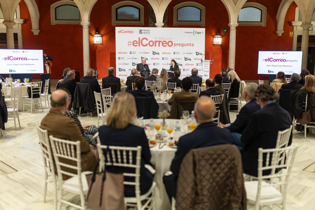 Fotogalería | #ElCorreoPregunta con el arzobispo de Sevilla, José Ángel Saiz Meneses Fotogalería | #ElCorreoPregunta con el arzobispo de Sevilla, José Ángel Saiz Meneses