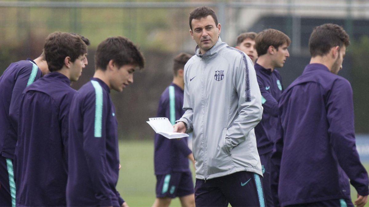 Denis Silva, entrenador del Juvenil A, en una imagen de archivo